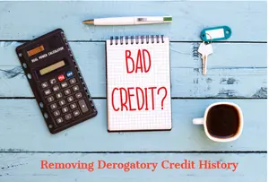 removing derogatory credit history
