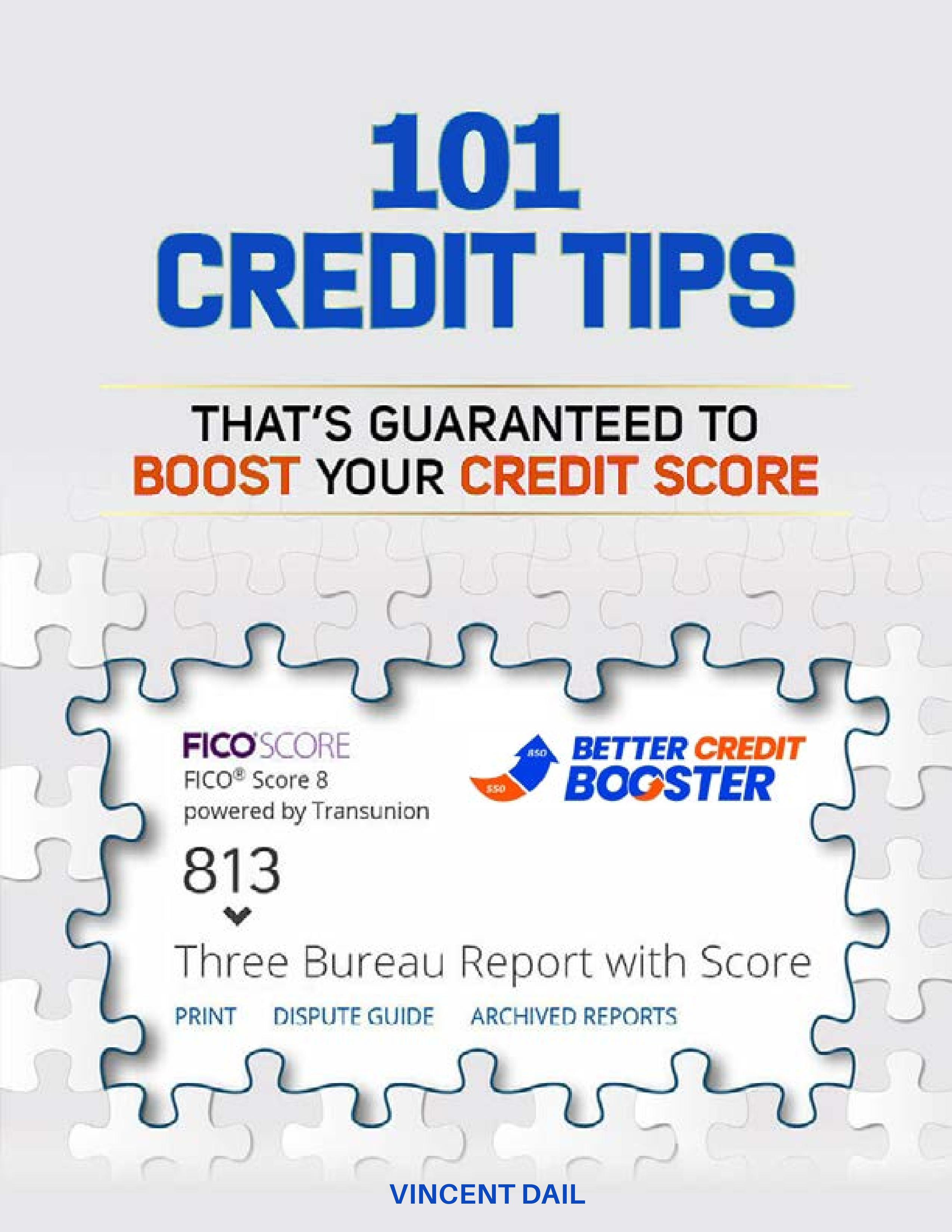 101 Credit Tips Ebook Cover